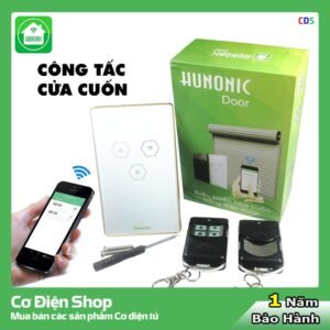 Công tắc cửa cuốn thông minh HUNONIC DOOR - Điều khiển từ xa bằng điện thoại - Cơ Điện Shop