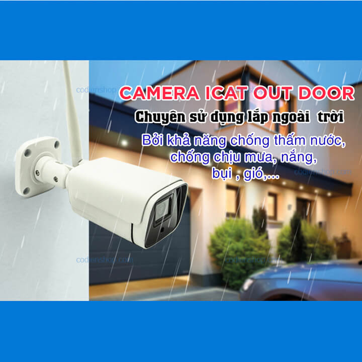 Camera Hunonic Camera IP Wifi ngoài trời - Hunonic ICat Outdoor - Cơ Điện Shop - Cơ ...