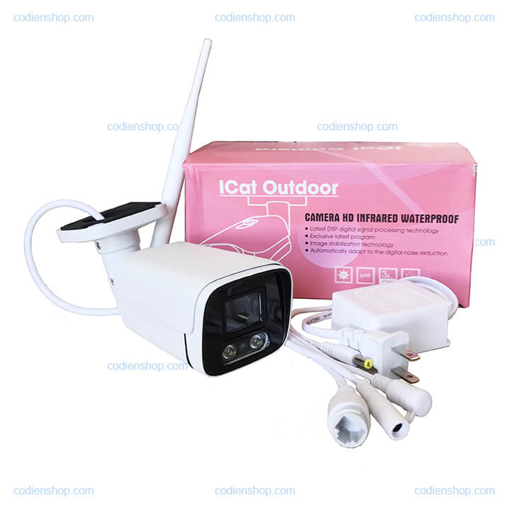 Camera Hunonic Camera IP Wifi ngoài trời - Hunonic ICat Outdoor - Cơ Điện Shop - Cơ ...